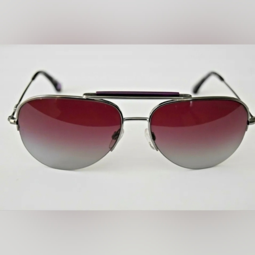 Emporio Armani Gunmetal Gray Purple Unisex Sunglasses